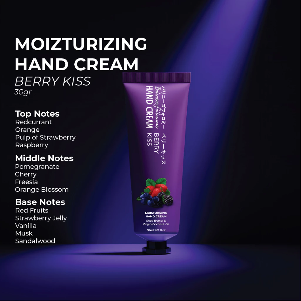 Hand Cream Berry Kiss detail
